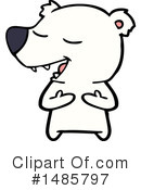 Polar Bear Clipart #1485797 by lineartestpilot