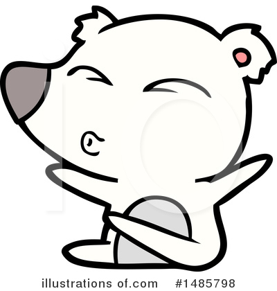 Royalty-Free (RF) Polar Bear Clipart Illustration by lineartestpilot - Stock Sample #1485798