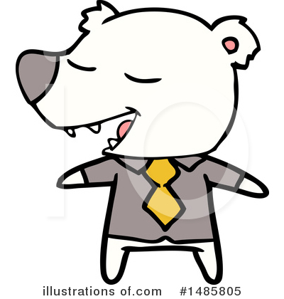 Royalty-Free (RF) Polar Bear Clipart Illustration by lineartestpilot - Stock Sample #1485805