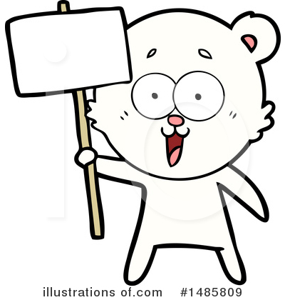 Royalty-Free (RF) Polar Bear Clipart Illustration by lineartestpilot - Stock Sample #1485809