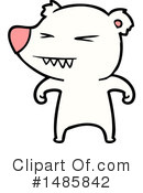 Polar Bear Clipart #1485842 by lineartestpilot