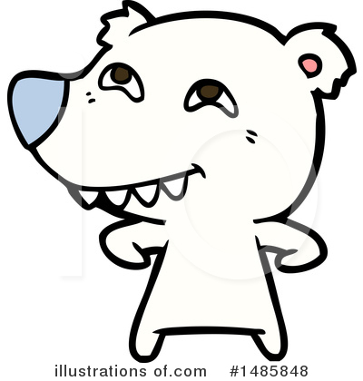 Royalty-Free (RF) Polar Bear Clipart Illustration by lineartestpilot - Stock Sample #1485848