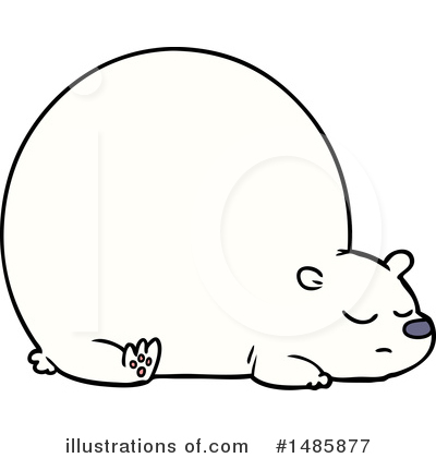 Royalty-Free (RF) Polar Bear Clipart Illustration by lineartestpilot - Stock Sample #1485877