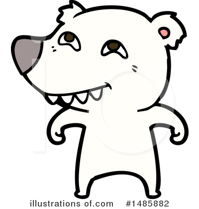 Royalty-Free (RF) Polar Bear Clipart Illustration by lineartestpilot - Stock Sample #1485882