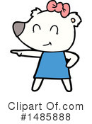 Polar Bear Clipart #1485888 by lineartestpilot