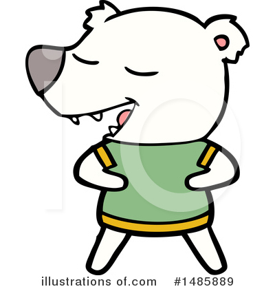 Royalty-Free (RF) Polar Bear Clipart Illustration by lineartestpilot - Stock Sample #1485889