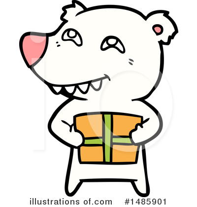 Royalty-Free (RF) Polar Bear Clipart Illustration by lineartestpilot - Stock Sample #1485901