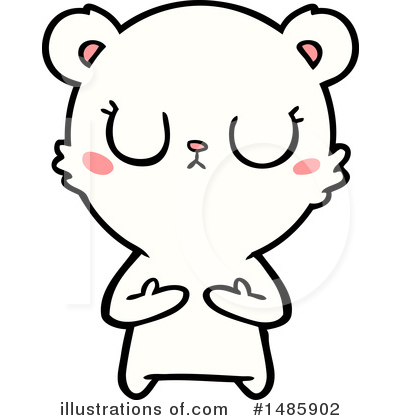 Royalty-Free (RF) Polar Bear Clipart Illustration by lineartestpilot - Stock Sample #1485902