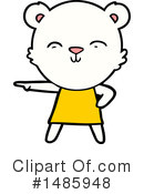 Polar Bear Clipart #1485948 by lineartestpilot