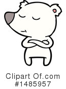 Polar Bear Clipart #1485957 by lineartestpilot