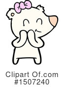 Polar Bear Clipart #1507240 by lineartestpilot
