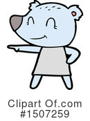 Polar Bear Clipart #1507259 by lineartestpilot