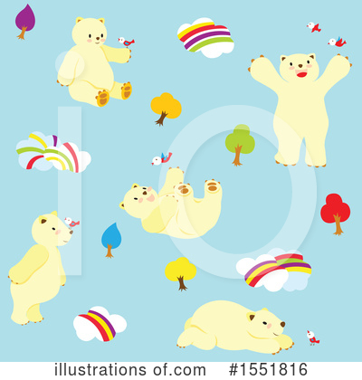 Polar Bear Clipart #1551816 by Cherie Reve