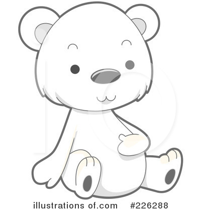 Royalty-Free (RF) Polar Bear Clipart Illustration by BNP Design Studio - Stock Sample #226288
