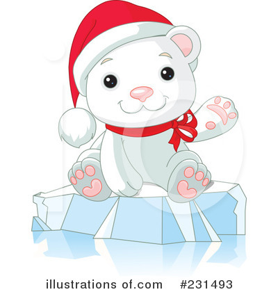 Royalty-Free (RF) Polar Bear Clipart Illustration by Pushkin - Stock Sample #231493