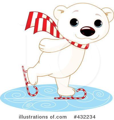 Royalty-Free (RF) Polar Bear Clipart Illustration by Pushkin - Stock Sample #432234