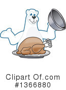 Polar Bear School Mascot Clipart #1366880 by Toons4Biz