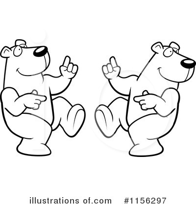 Royalty-Free (RF) Polar Bears Clipart Illustration by Cory Thoman - Stock Sample #1156297