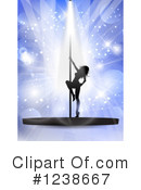 Pole Dancer Clipart #1238667 by KJ Pargeter