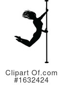 Pole Dancer Clipart #1632424 by AtStockIllustration