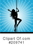 Pole Dancer Clipart #209741 by KJ Pargeter