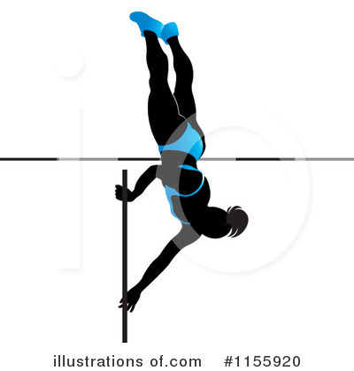 Pole Vault Clipart #1155920 by Lal Perera