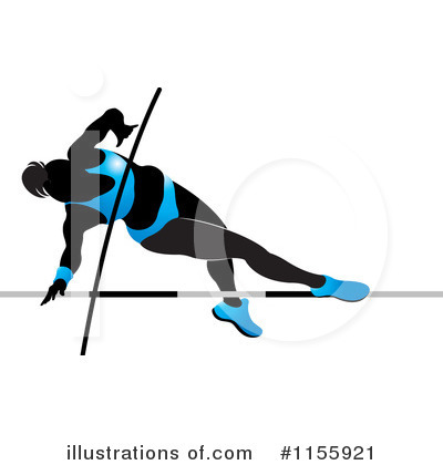 Pole Vault Clipart #1155921 by Lal Perera