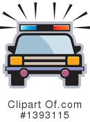 Police Car Clipart #1393115 by Lal Perera