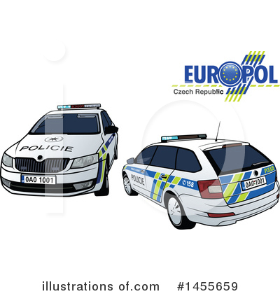 Police Car Clipart #1455659 by dero