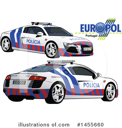 Police Car Clipart #1455660 by dero