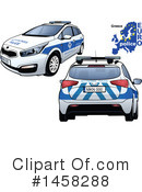Police Car Clipart #1458288 by dero