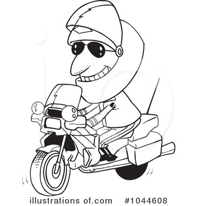 Royalty-Free (RF) Police Clipart Illustration by toonaday - Stock Sample #1044608