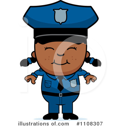 Royalty-Free (RF) Police Clipart Illustration by Cory Thoman - Stock Sample #1108307