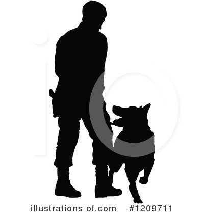 Royalty-Free (RF) Police Clipart Illustration by Maria Bell - Stock Sample #1209711