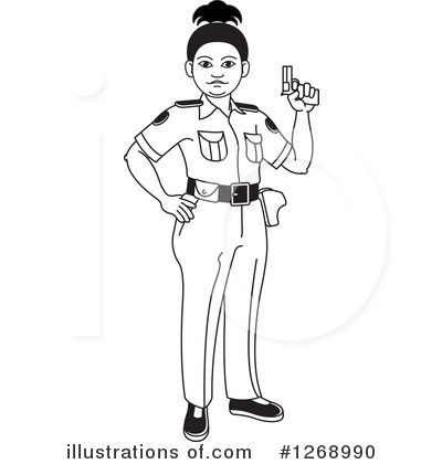 Royalty-Free (RF) Police Clipart Illustration by Lal Perera - Stock Sample #1268990