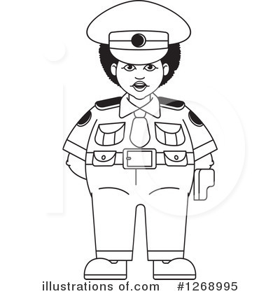 Royalty-Free (RF) Police Clipart Illustration by Lal Perera - Stock Sample #1268995