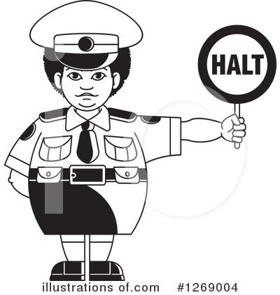 Royalty-Free (RF) Police Clipart Illustration by Lal Perera - Stock Sample #1269004