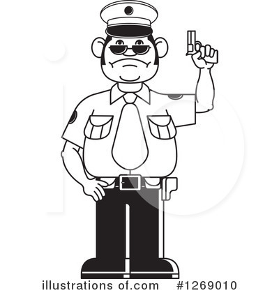 Police Clipart #1269010 by Lal Perera