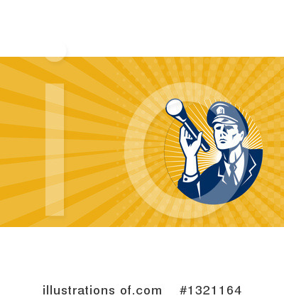 Royalty-Free (RF) Police Clipart Illustration by patrimonio - Stock Sample #1321164