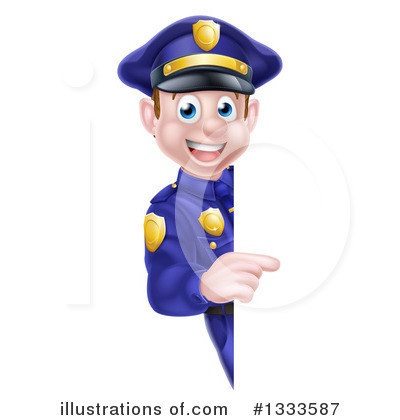 Royalty-Free (RF) Police Clipart Illustration by AtStockIllustration - Stock Sample #1333587
