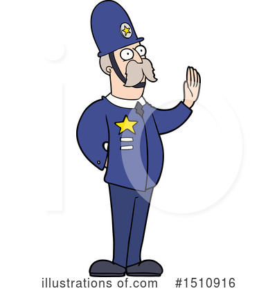 Royalty-Free (RF) Police Clipart Illustration by lineartestpilot - Stock Sample #1510916