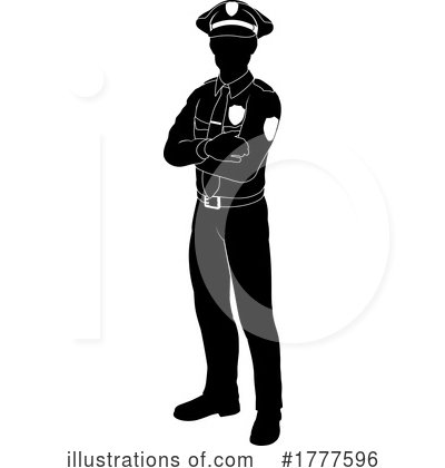 Royalty-Free (RF) Police Clipart Illustration by AtStockIllustration - Stock Sample #1777596