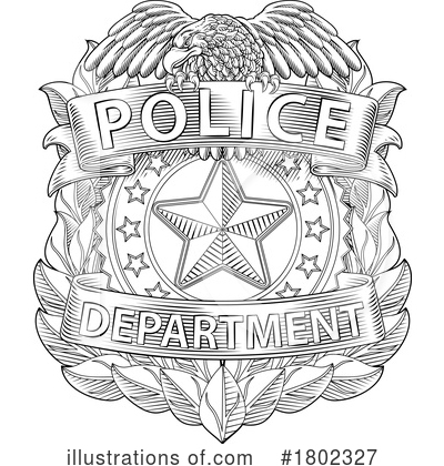 Royalty-Free (RF) Police Clipart Illustration by AtStockIllustration - Stock Sample #1802327
