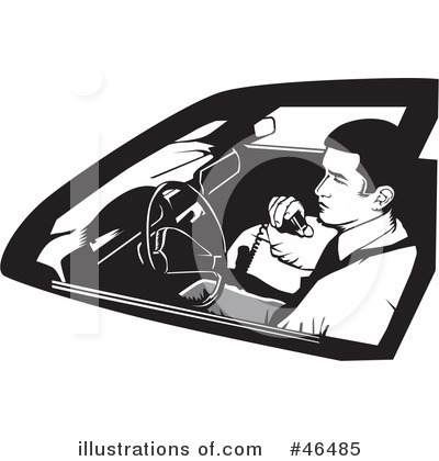 Driving Clipart #46485 by David Rey
