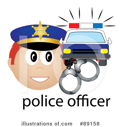 Royalty-Free (RF) Police Clipart Illustration by Pams Clipart - Stock Sample #89158