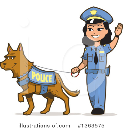 Police Clipart #1363575 by Clip Art Mascots