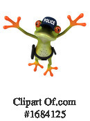 Police Frog Clipart #1684125 by Julos