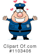 Police Man Clipart #1103406 by Cory Thoman