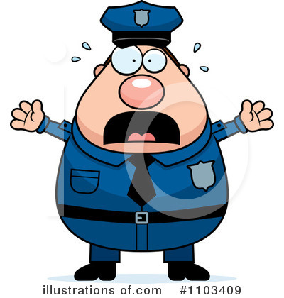 Royalty-Free (RF) Police Man Clipart Illustration by Cory Thoman - Stock Sample #1103409