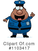 Police Man Clipart #1103417 by Cory Thoman